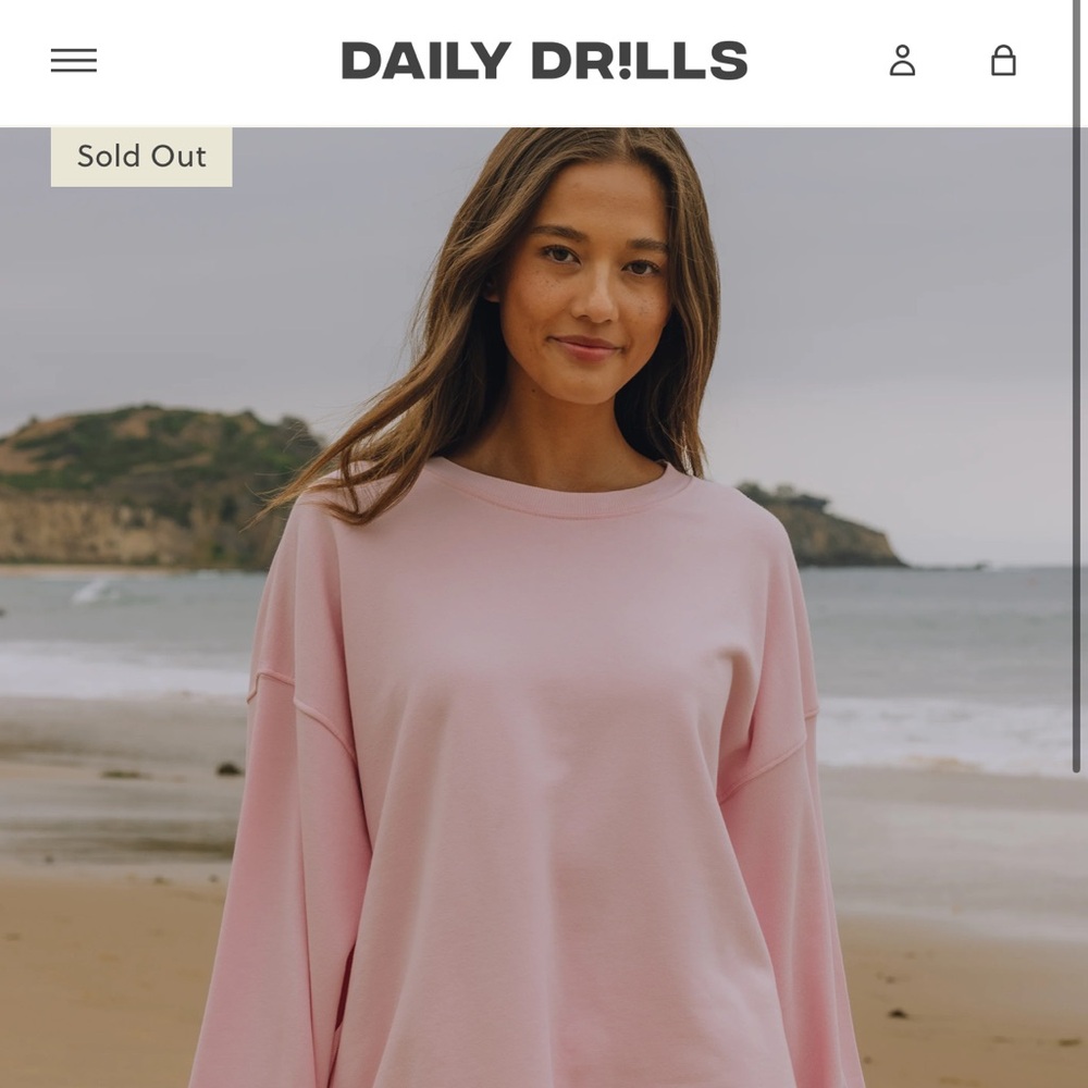 Daily Drills Unisex Oversized Crew